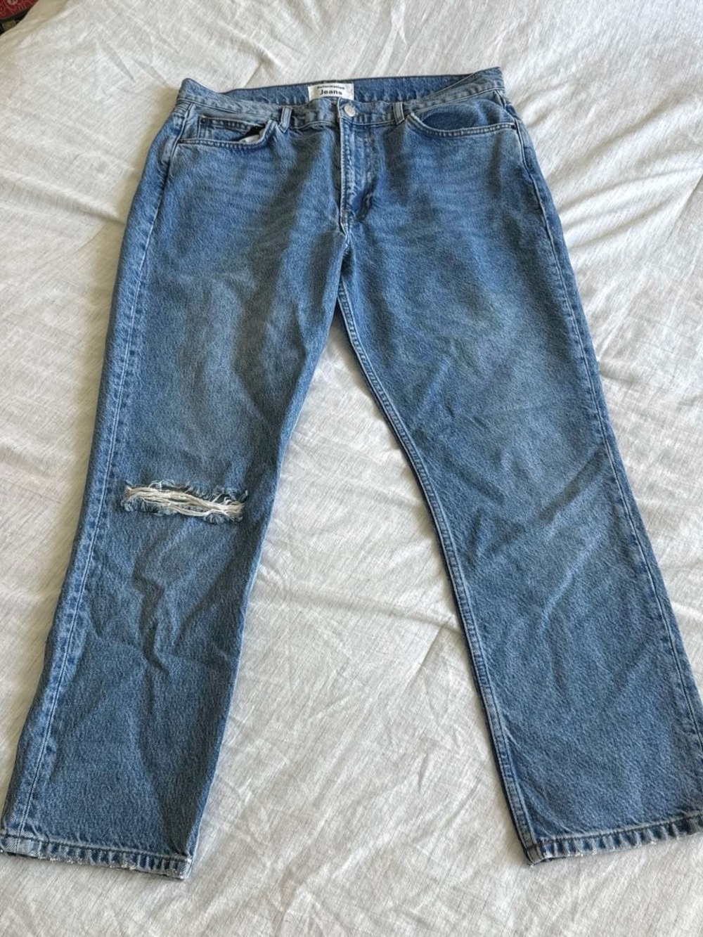 Reformation Shasta Destroyed Jeans Size 30